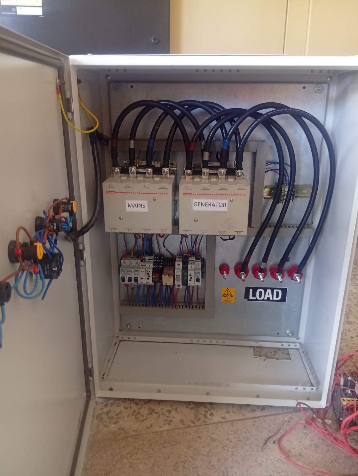 Professional electrical installation work