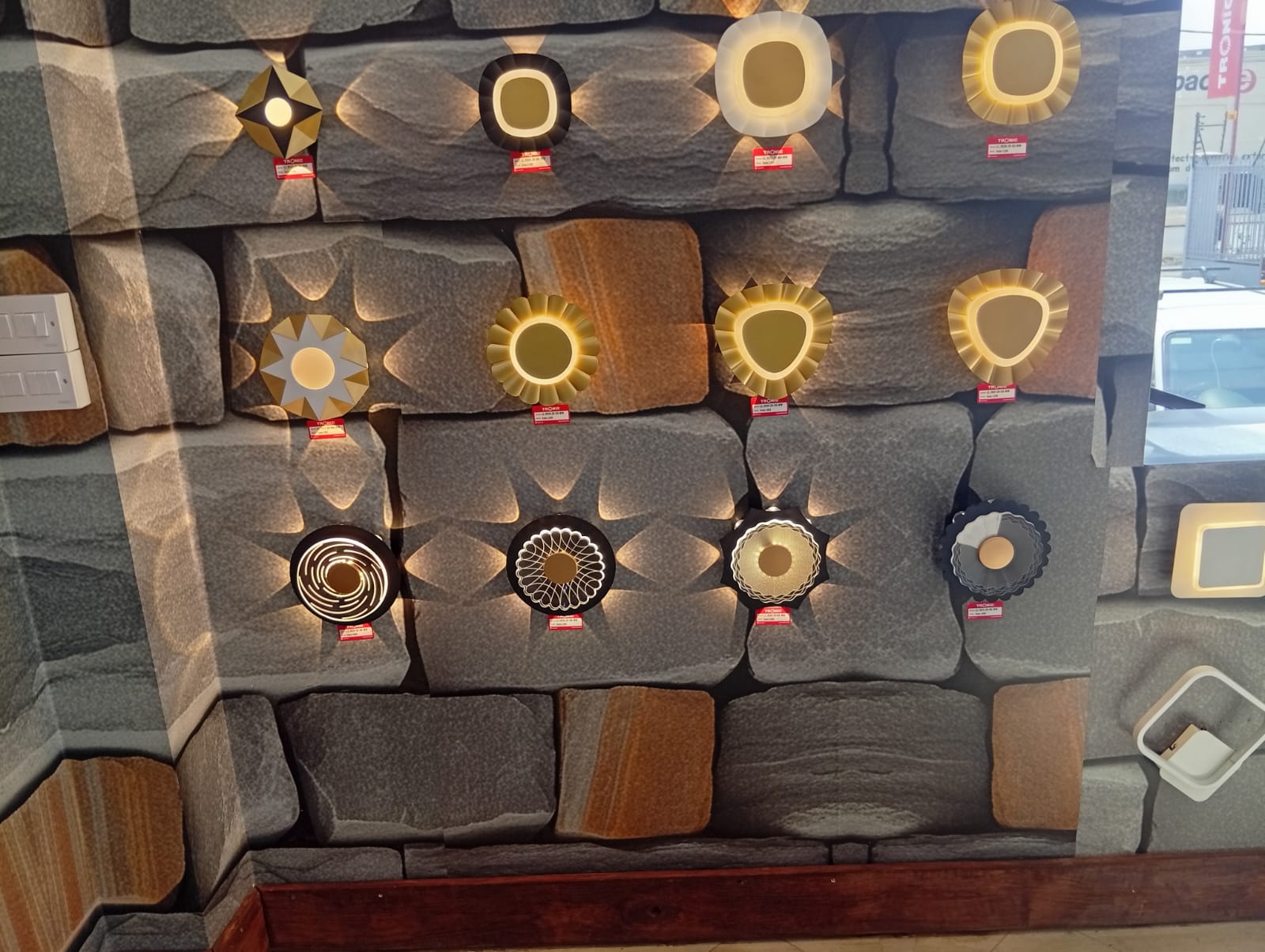 Professional light installation project