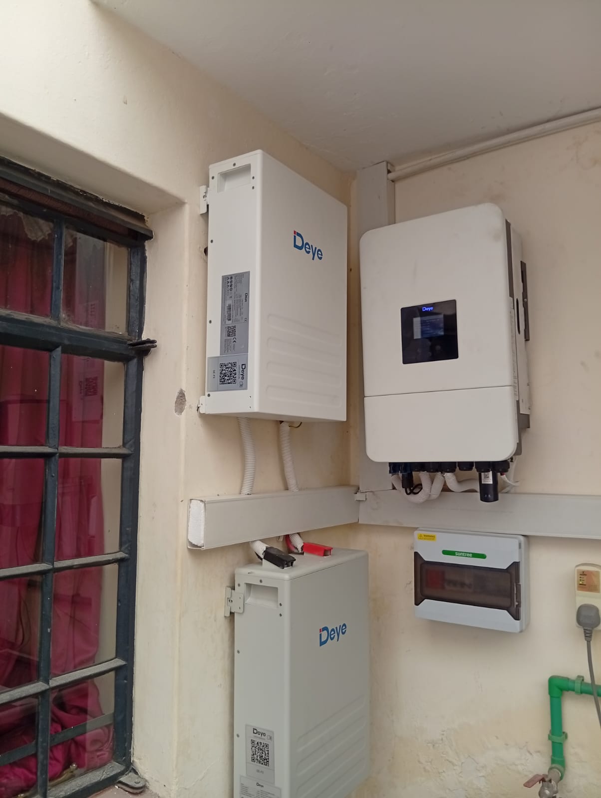 Solar systems installation work